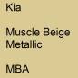 Preview: Kia, Muscle Beige Metallic, MBA.